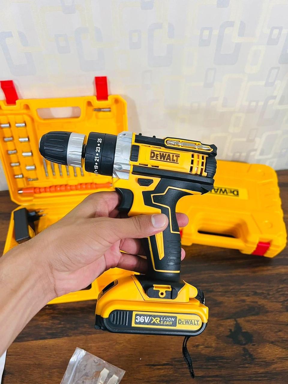 DeWalt 36v Drill Machine with Toolbox