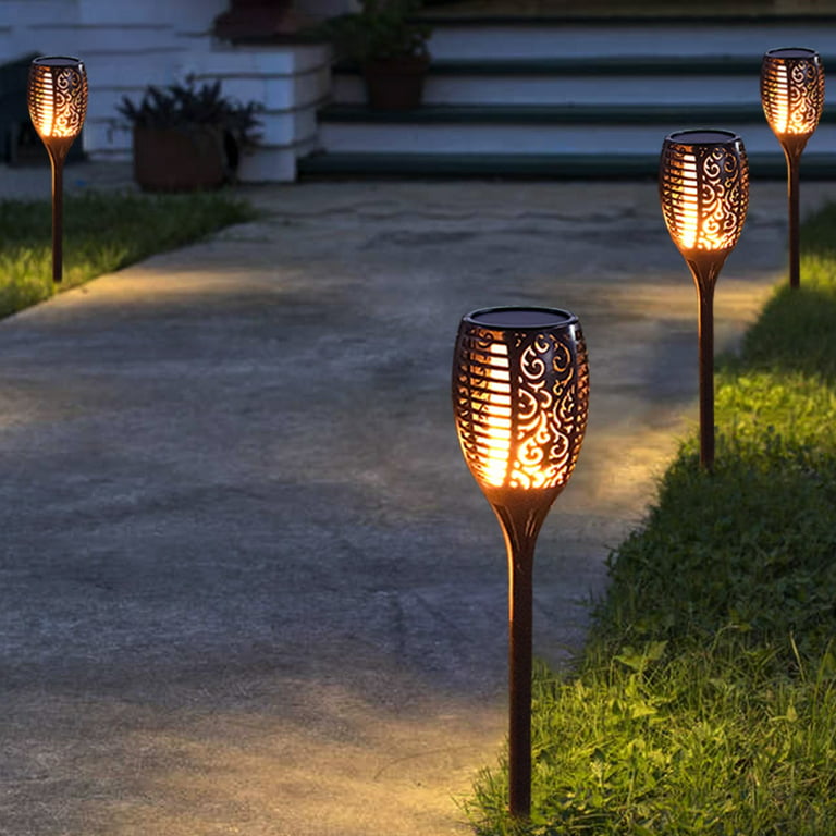 Solar Flame Garden Light
