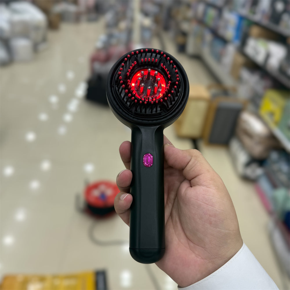 Rechargeable Scalp Massager Comb — For Daily Relaxation & Healthy Hair