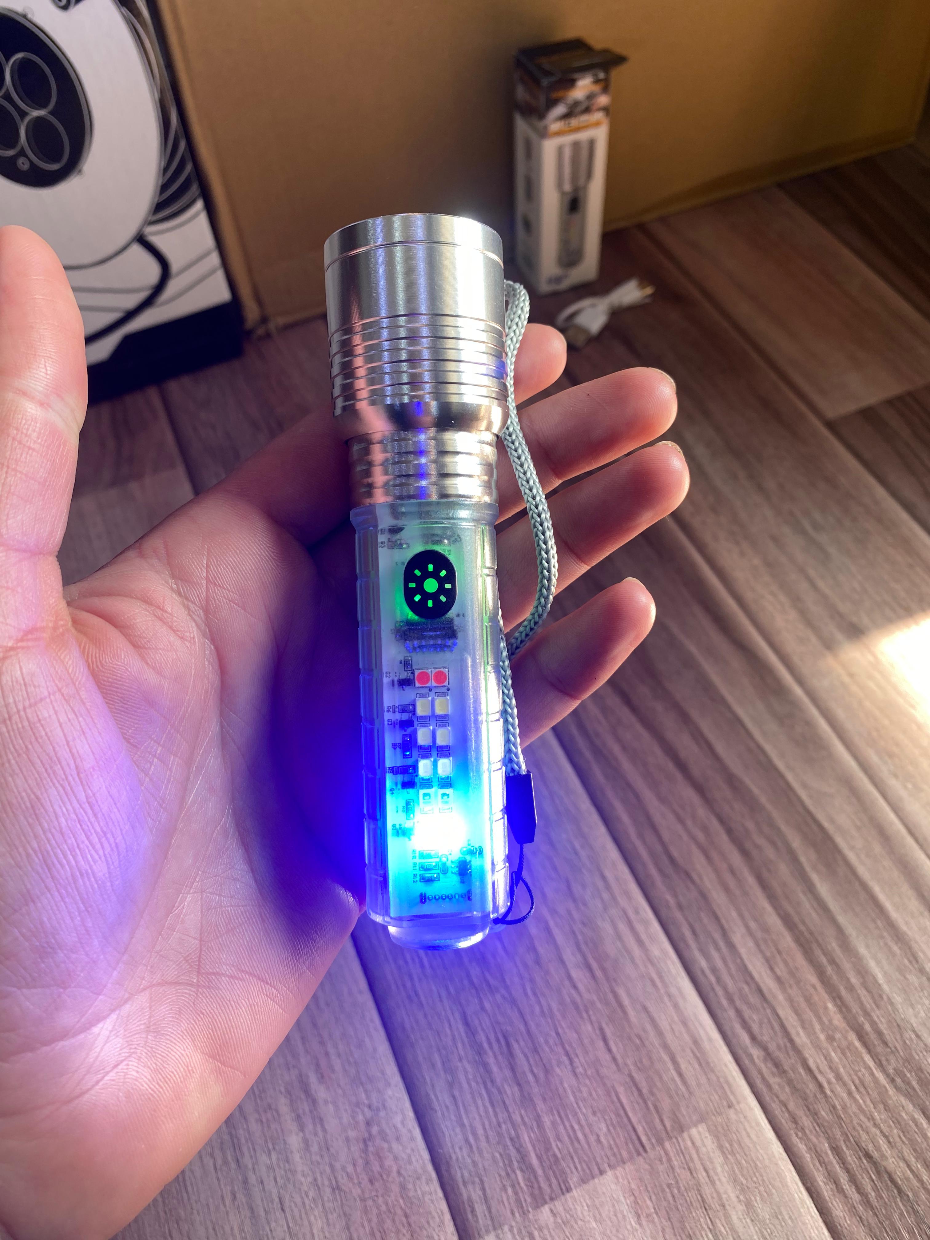 Mini Portable USB Rechargeable Flashlight